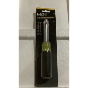 Klein Tools 32477 Multi-Bit Screwdriver / Nut Driver, 10-in-1, Phillips, Slotted